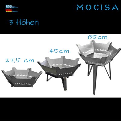 Welche Grillhöhe möchtest du?
