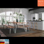 Edelstahl Design-Bankfuß | Sitzbank | Bierbank | Coffee Table | hergestellt in Deutschland | geeignet für jeden Innen- und Außenbereich | Set Füße (4 Stück) |