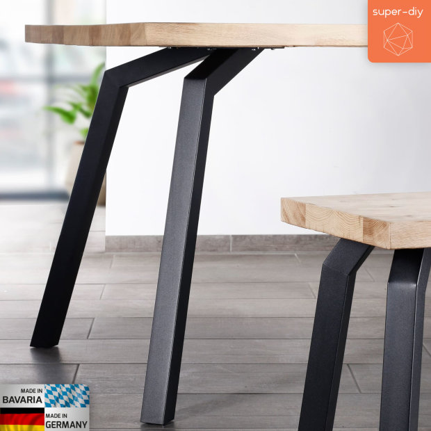 Design-Tischbeine | Set Tischfüße | 4 Stück