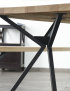 Design-Tischkufe "Spyder" schwarz | 2 Stück