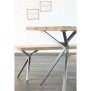 Design-Tischkufe "Spyder" Edelstahl | 2 Stück
