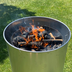 BBQ Feuerbox Stahl | ⌀ 48 cm