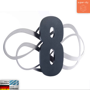 Hintergrund f&uuml;r einstellige Hausnummer...