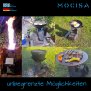 Raketenofen Notofen Campingkocher zerlegbar BBQ Dutch oven Feuertopf Grillplatte Holzofen
