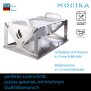 Koffergrill Feuerstelle Campinggrill Outdoor BBQ Angelgrill Spießgrill zerlegbar Grill to go/OHNE Tasche