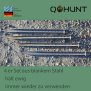 Q-OHUNT Erdspiess | 4er Set | 95 cm