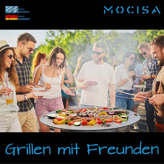 2. Wahl BBQ Grillplatte Edelstahl | ⌀ 80 cm Stärke 5 mm