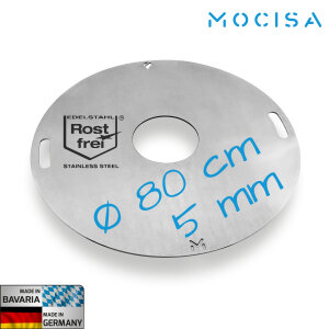 2. Wahl BBQ Grillplatte Edelstahl | ⌀ 80 cm Stärke 5 mm